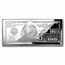 4 oz Silver Bar - 2022 $100 Bill (w/Box & COA)